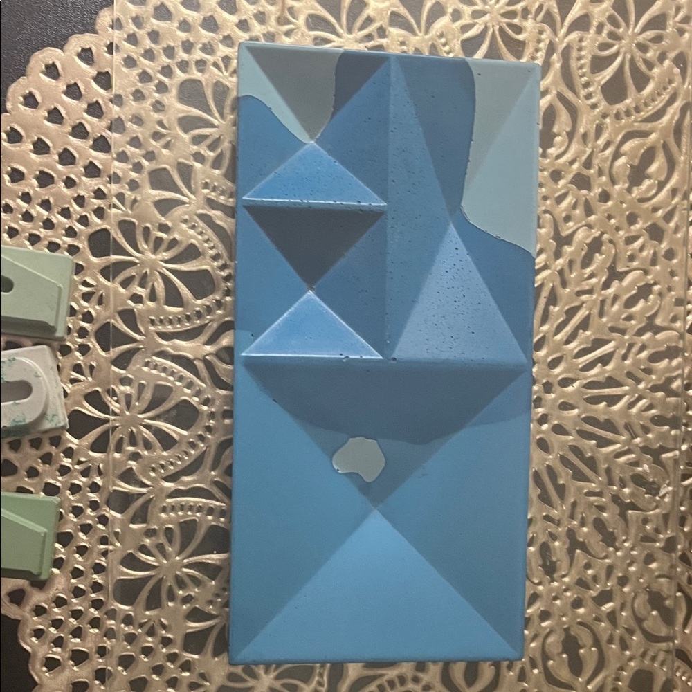 Geometric Blue Wall Art